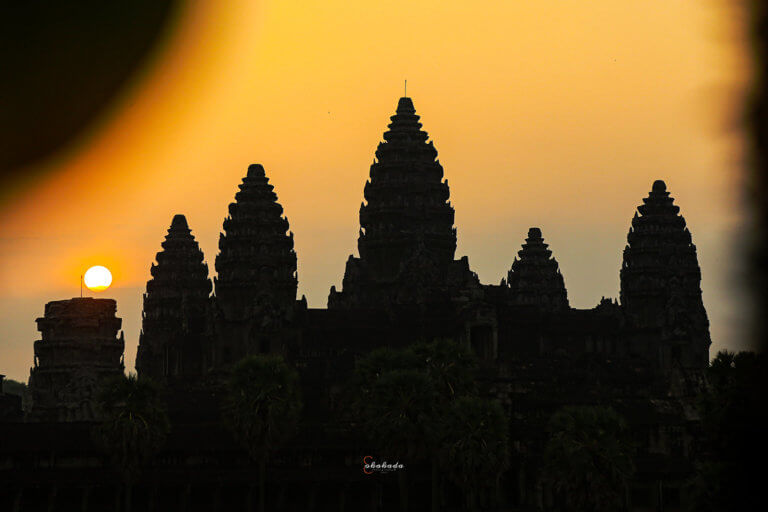 Sonnenaufgang im Angkor Park