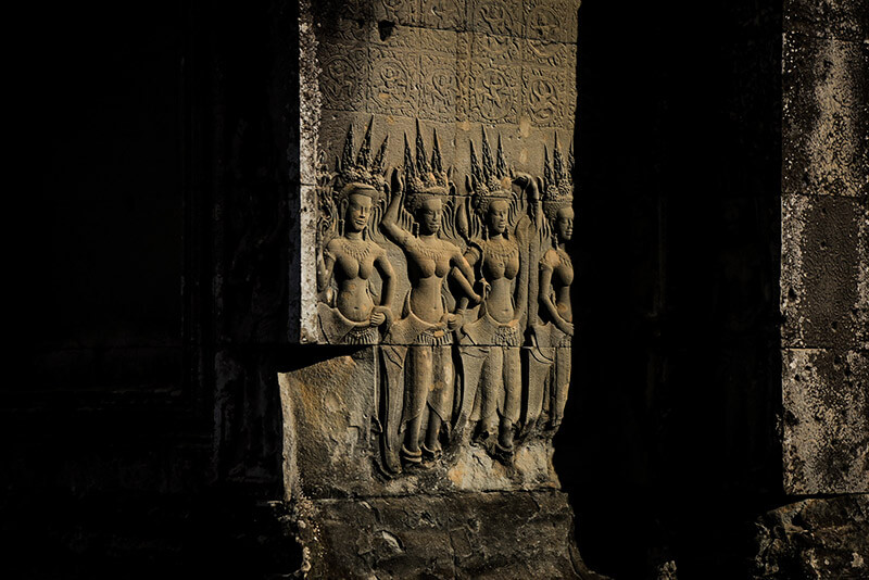 Devata - Wandfigur von Angkor Wat, Foto: Sok Sakada