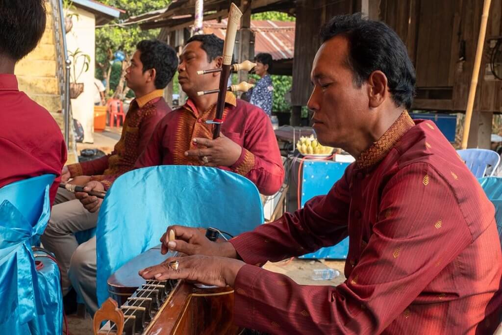 khmer musiker instrumente alt hochzeit kambodscha
