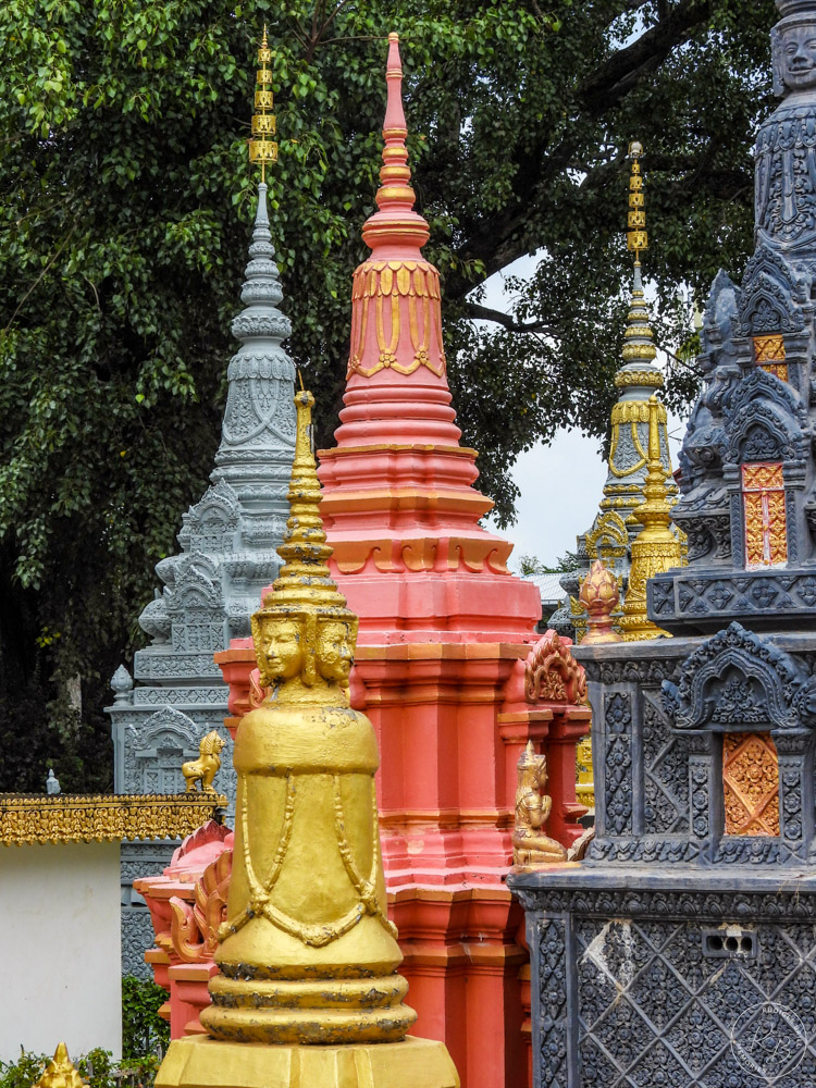Golden Temple Stupas