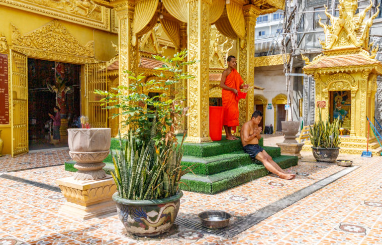 Wat Kean Khleang – Der ‚Goldene Tempel‘ in Phnom Penh