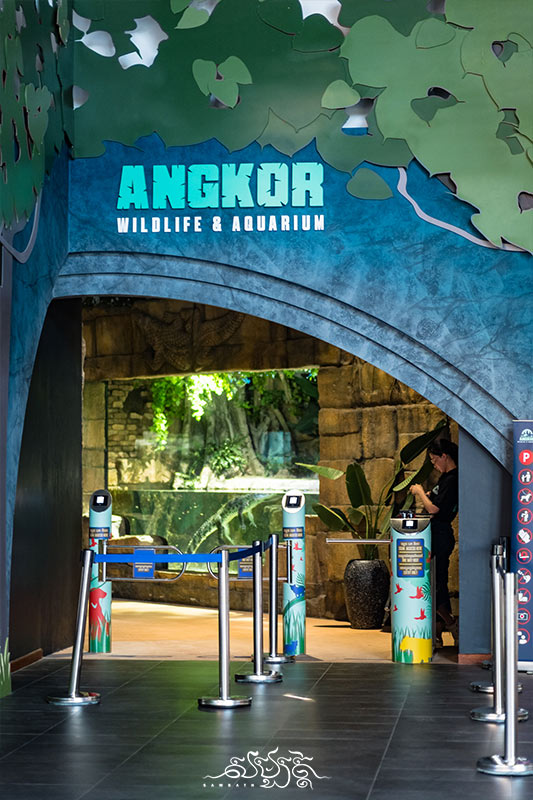 eingang zoo angkor wildlife aquarium siem reap photo ryratanak sombath