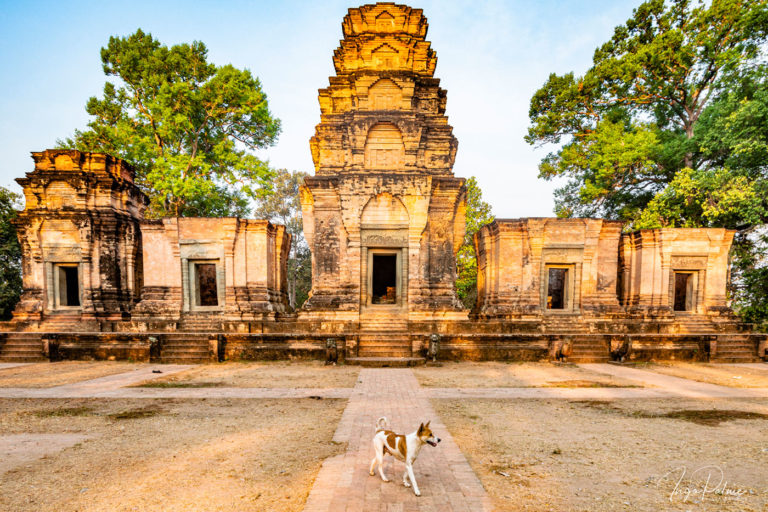 Prasat Kravan, der einzigartige Angkor Tempel aus Ziegelsteinen