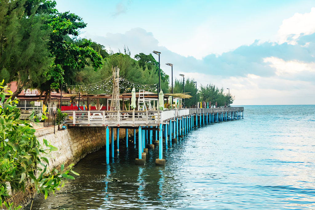 fischrestaurants kueste kep kambodscha