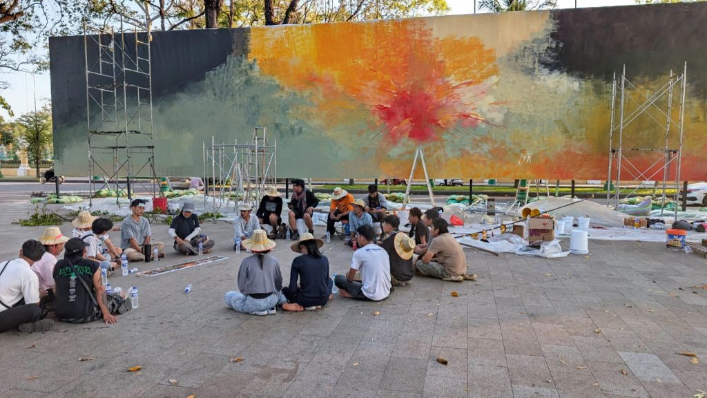 Art for Peace in Siem Reap 2 Art for Peace Siem Reap Royal Garden Artists