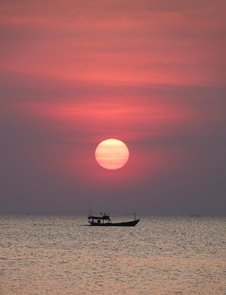 Nesat Village – zwischen Lagune, Dschungel und Meer 17 sonnenuntergang Sopheak Mongkol Beach Resort koh kong 3