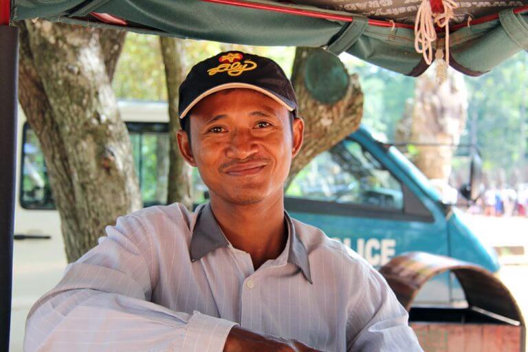 Mon - a Tuk Tuk driver in Siem Reap, Cambodia
