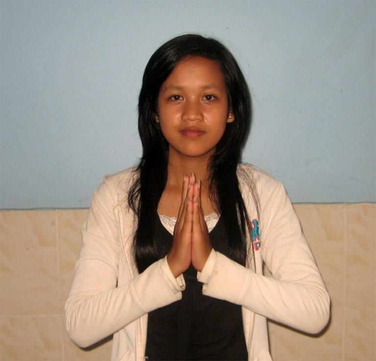 Performing Sampeah in Cambodia