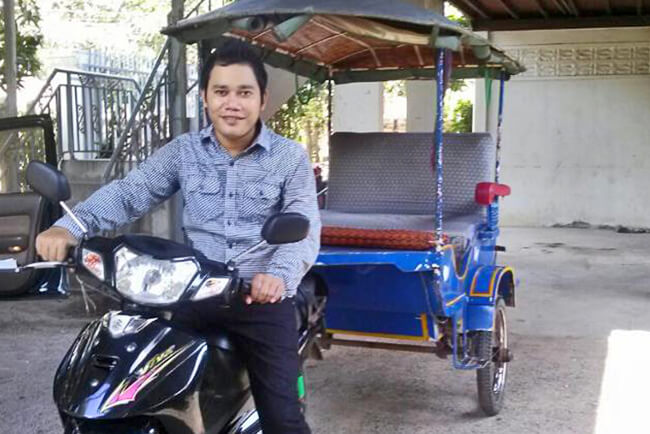 Seam Vutha – Tuk Tuk driver in Siem Reap