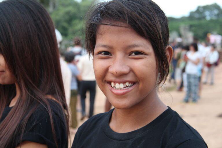 Borromey shows us the Banteay Kdei Temple at Angkor
