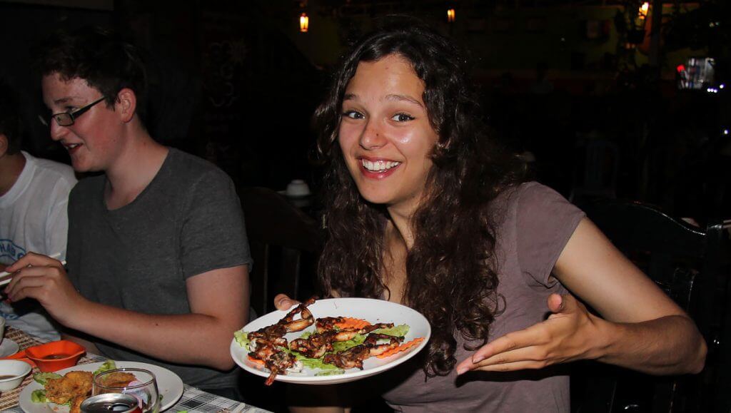 Frogs for dinner in Siem Reap