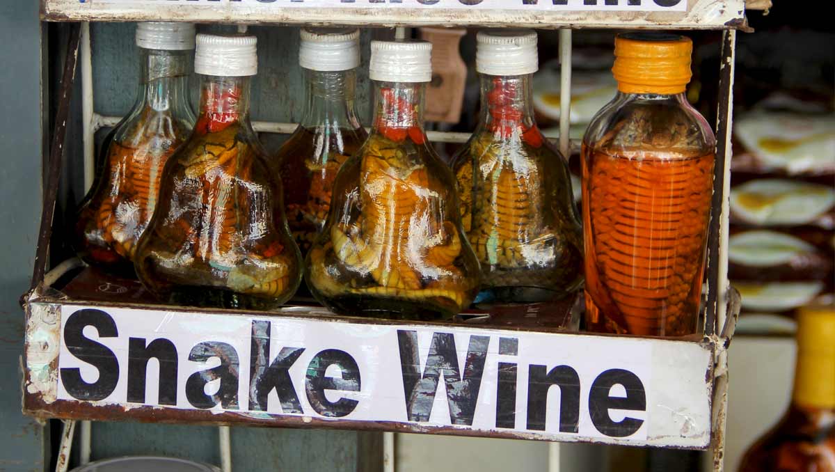 Snake Wine - Siem Reap Market