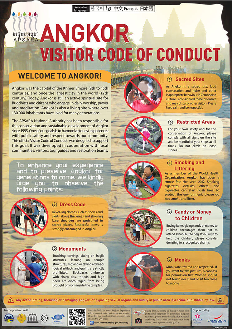 What is the Code of Conduct for Angkor