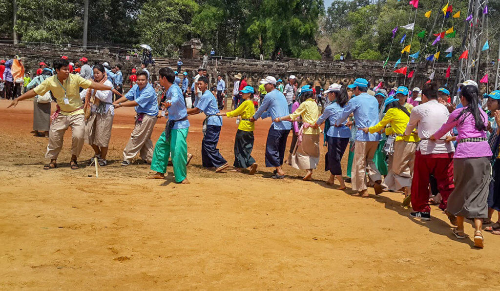 chab kon kleng cambodia new year game