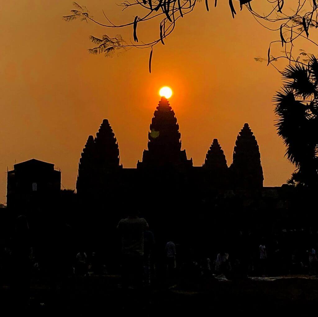 Angkor Wat sunrise during equinox. Photo Ratanak Eath